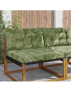 Cuscino per divano da esterno 2 pcs Design a foglia Poliestere