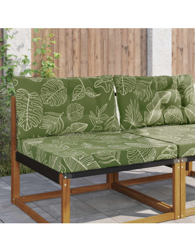Cuscino per divano da esterno 2 pcs Design a foglia Poliestere