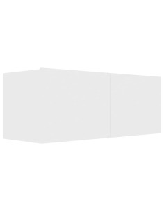 Set Mobile TV 7 pz Bianco in Legno Multistrato