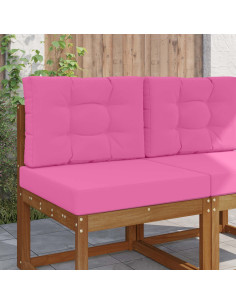Cuscino per divano da esterno 2 pcs Rosa Poliestere