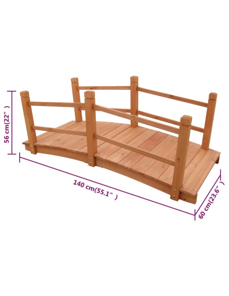 Ponte da Giardino 140 x 60 x 56 cm