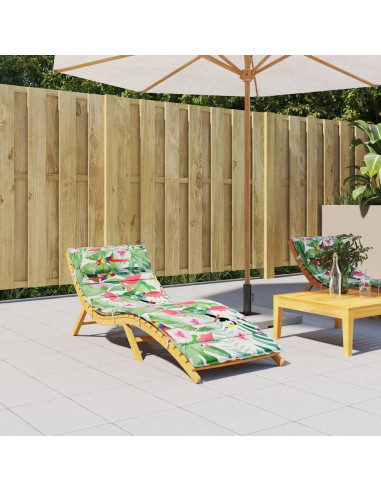 Cuscino per Lettino Multicolore 180x60x4 cm in Tessuto Oxford