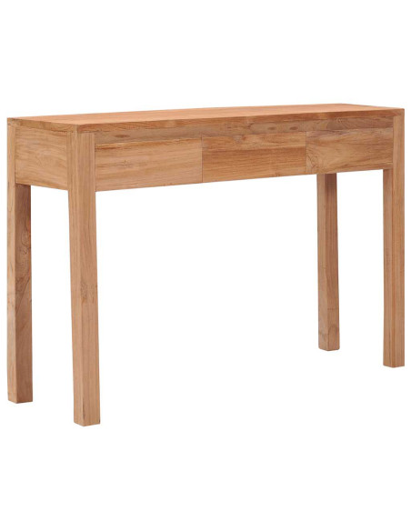 Tavolo Consolle 110x35x75 cm in Legno Massello di Teak