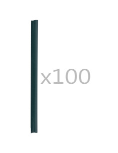 Clip per Strisce Recinzioni 100 pz in PVC Verde 2