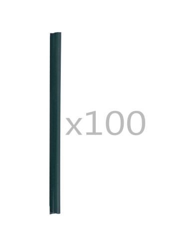 Clip per Strisce Recinzioni 100 pz in PVC Verde