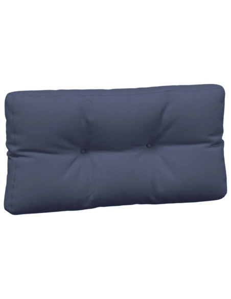 Cuscini per Pallet 3 pz Blu Marino in Tessuto