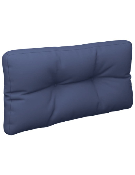 Cuscino per Pallet Blu Marino 70x40x12 cm in Tessuto Oxford