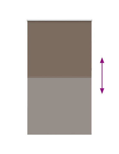 Tenda a Rullo Oscurante 135x210 cm Larghezza Tessuto 131,6 cm