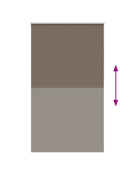 Tenda a Rullo Oscurante 135x210 cm Larghezza Tessuto 131,6 cm