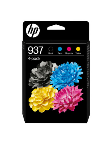 HP Confezione da 4 cartucce di inchiostro CMYK originali 937