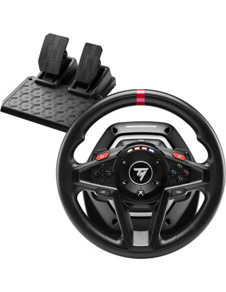 Thrustmaster T128 Nero USB Sterzo + Pedali Analogico PC, Xbox, Xbox One