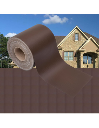 Recinzione Frangivento da Giardino PVC 35x0,19 m Marrone