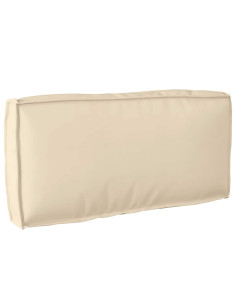 Cuscino Beige 80 x 40 x 12 cm Tessuto Oxford