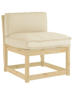 Cuscino Beige 80 x 40 x 12 cm Tessuto Oxford 2