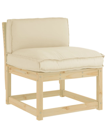 Cuscino Beige 80 x 40 x 12 cm Tessuto Oxford