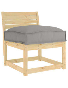 Cuscino Grigio 60 x 40 x 8 cm Tessuto Oxford 2