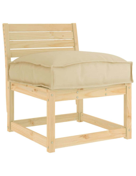 Cuscino Beige 60 x 40 x 8 cm Tessuto Oxford