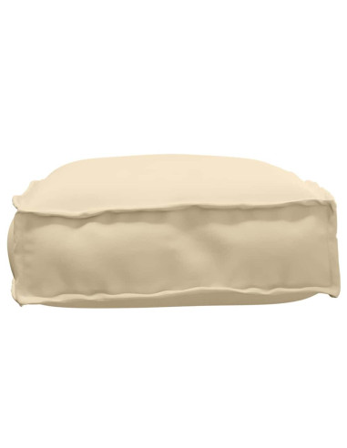 Cuscino Beige 60 x 40 x 8 cm Tessuto Oxford