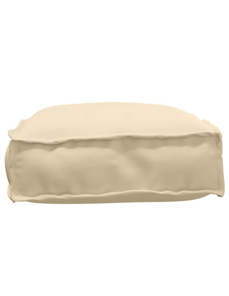 Cuscino Beige 60 x 40 x 8 cm Tessuto Oxford