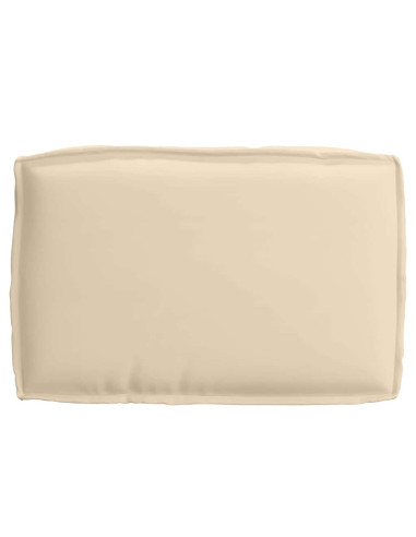 Cuscino Beige 60 x 40 x 8 cm Tessuto Oxford