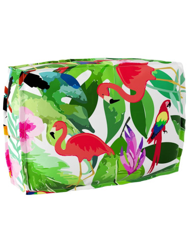 Set di Cuscini per Pallet Floreale 2 pcs Giungla Tropicale