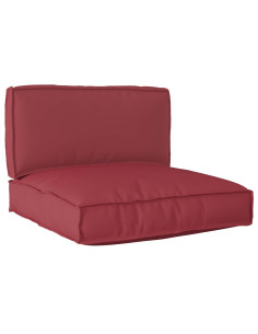 Set di Cuscini per Pallet 2 pcs Beige Tessuto Oxford 2