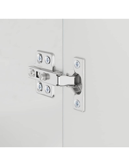 Set di Armadi da Bagno TULUM Bianco Lucido 60 x 34 x 63 cm