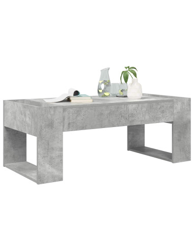 Tavolino da salotto Grigio cemento 110 x 50 x 41 cm