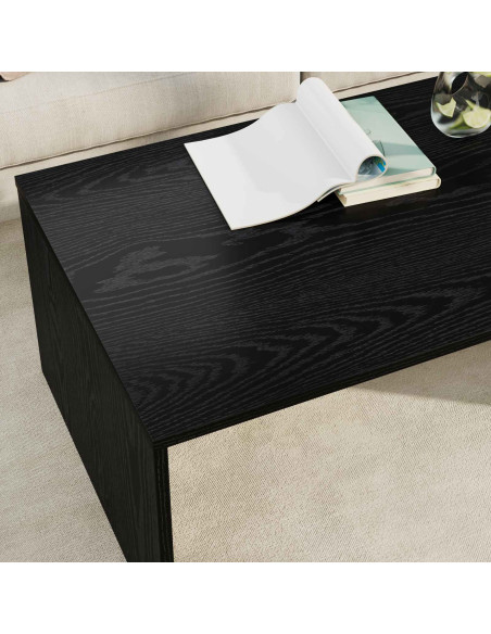 Tavolino da salotto Rovere Nero 95 x 50 x 34 cm