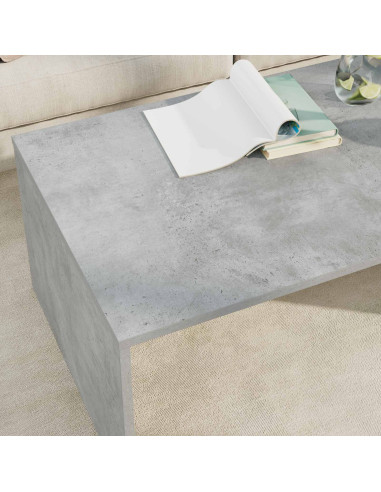 Tavolino da salotto Grigio cemento 95 x 50 x 34 cm