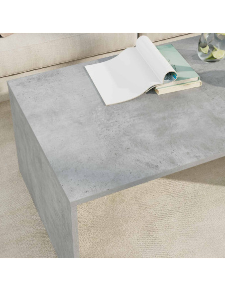 Tavolino da salotto Grigio cemento 95 x 50 x 34 cm