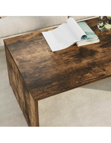 Tavolino da salotto Rovere fumé 95 x 50 x 34 cm