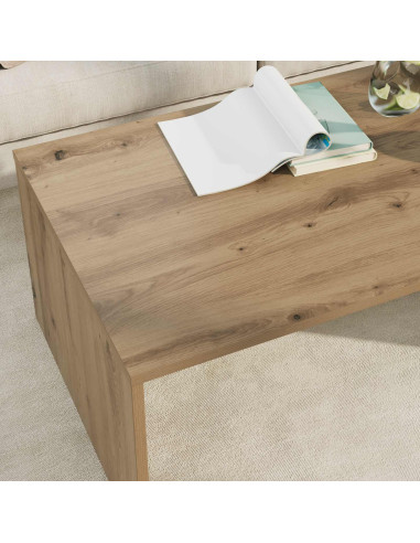 Tavolino da salotto Rovere artigianale 95 x 50 x 34 cm