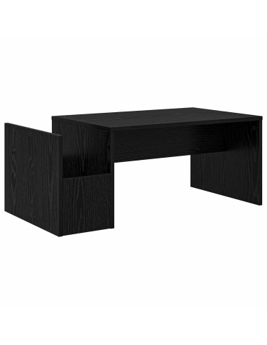 Tavolino da salotto Rovere Nero 90 x 45 x 35 cm