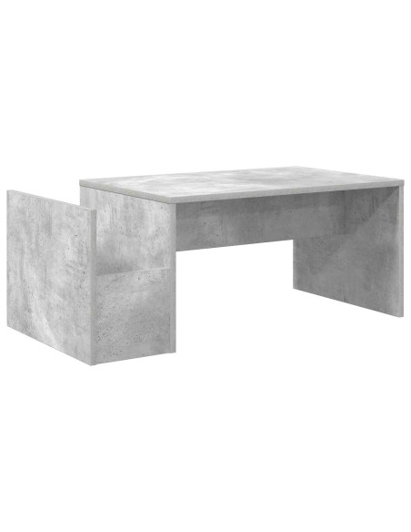 Tavolino da salotto Grigio cemento 90 x 45 x 35 cm