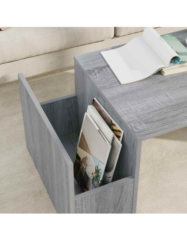Tavolino da salotto Grigio Sonoma 90 x 45 x 35 cm