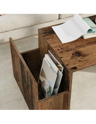Tavolino da salotto Legno vecchio 90 x 45 x 35 cm
