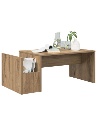 Tavolino da salotto Rovere artigianale 90 x 45 x 35 cm