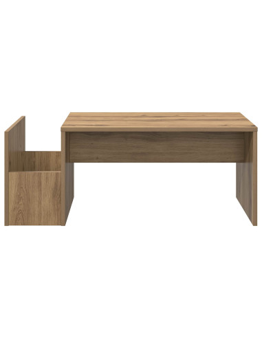 Tavolino da salotto Rovere artigianale 90 x 45 x 35 cm