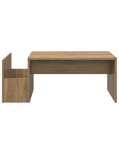Tavolino da salotto Rovere artigianale 90 x 45 x 35 cm