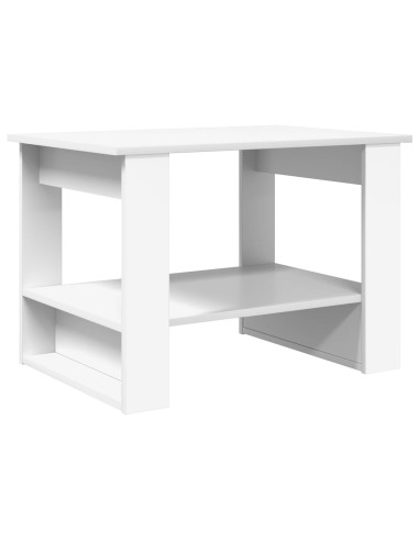 Tavolino da salotto Bianco 72 x 50 x 50 cm Legno multistrato
