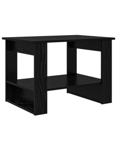 Tavolino da salotto Rovere Nero 72 x 50 x 50 cm 2
