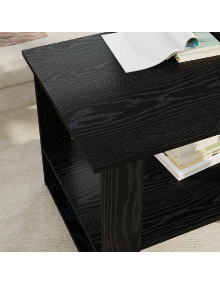 Tavolino da salotto Rovere Nero 72 x 50 x 50 cm