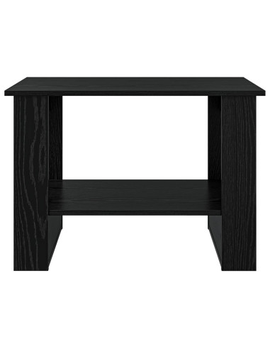Tavolino da salotto Rovere Nero 72 x 50 x 50 cm
