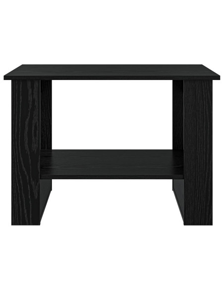 Tavolino da salotto Rovere Nero 72 x 50 x 50 cm