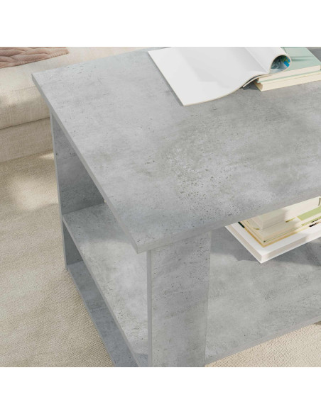Tavolino da salotto Grigio cemento 72 x 50 x 50 cm