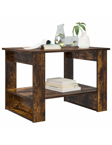 Tavolino da salotto Rovere fumé 72 x 50 x 50 cm