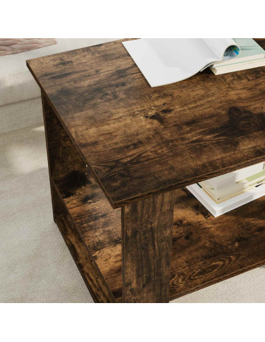 Tavolino da salotto Rovere fumé 72 x 50 x 50 cm