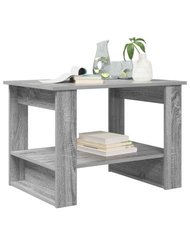 Tavolino da salotto Grigio Sonoma 72 x 50 x 50 cm