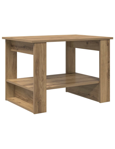 Tavolino da salotto Rovere artigianale 72 x 50 x 50 cm